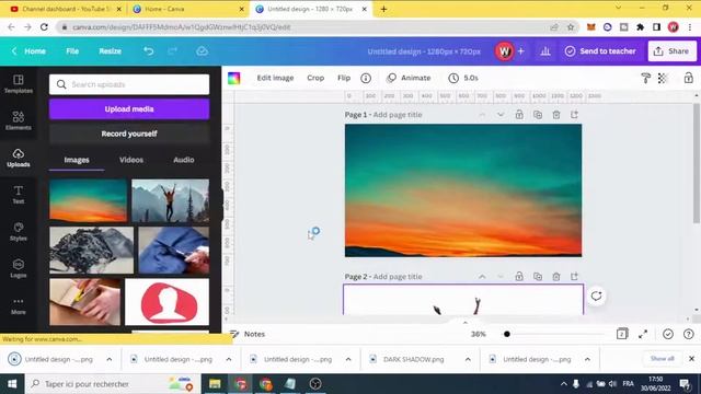 How to make Silhouette Effect Photo - Dark Shadow Effect - Canva Tutorial смотреть онлайн