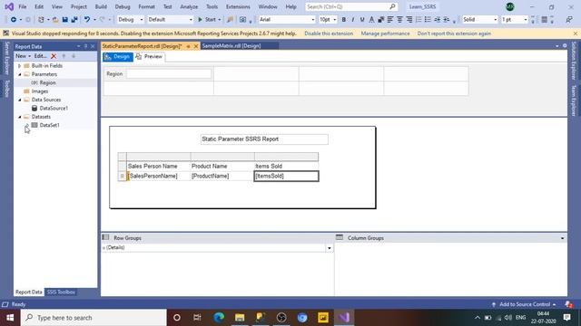 How to Create Static Parameter Report in SSRS | SSRS Tutorials смотреть онлайн