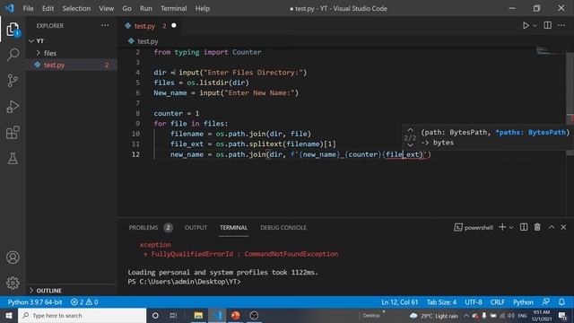 Rename all Files & Folders in a Directory | Python смотреть онлайн