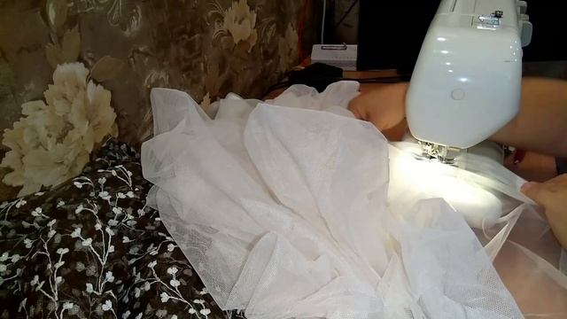 Как из обычного тюля сшить очень красивый комплект! Тюль омбре. смотреть онлайн