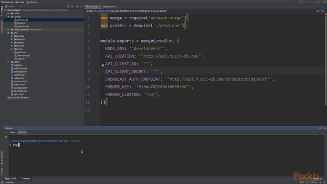 Building Your First Advanced CRUD Application with Vue 2 : Connecting to Our API | packtpub.com смотреть онлайн