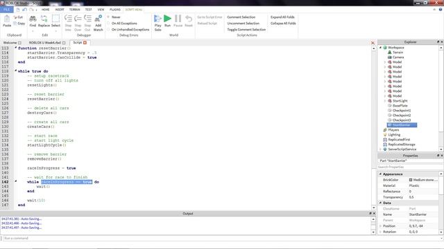 ROBLOX Racing 11: Create the Game Loop (ROBLOX U Tutorial) смотреть онлайн