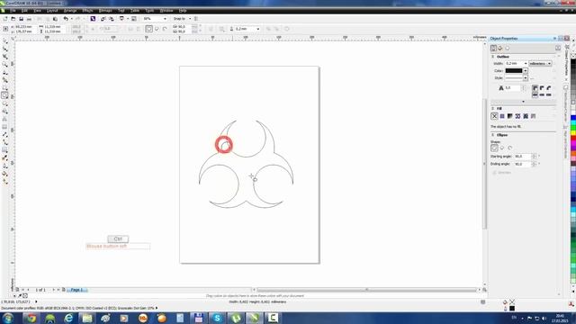 CorelDraw Tutorial: Biohazard Icon смотреть онлайн