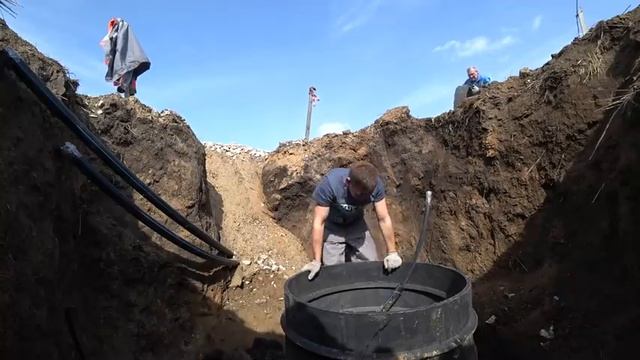 Колодец для врезки в центральное водоснабжение смотреть онлайн
