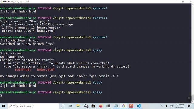 Git Branch / Merge смотреть онлайн