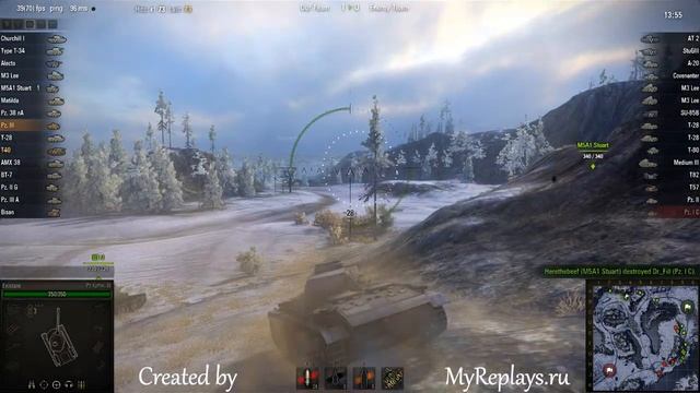 WOT: Arctic Region - PzKpfw III смотреть онлайн