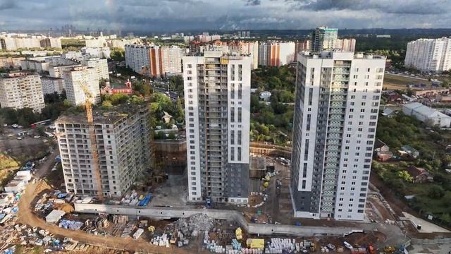 ЖК «Изумрудные холмы». Ход строительства. Сентябрь 2022 смотреть онлайн