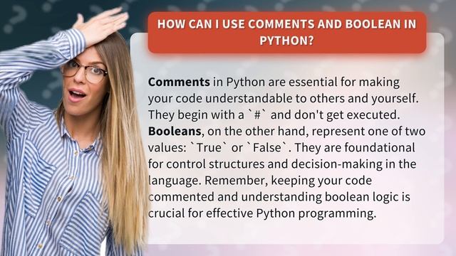 How Can I Use Comments and Boolean in Python? смотреть онлайн