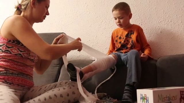 снимаем гипс