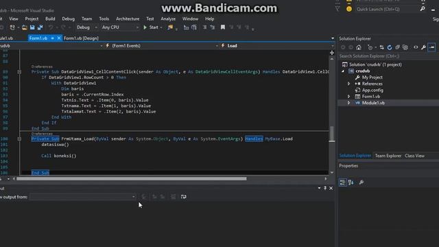 Turtorial CRUD Visual Basic смотреть онлайн
