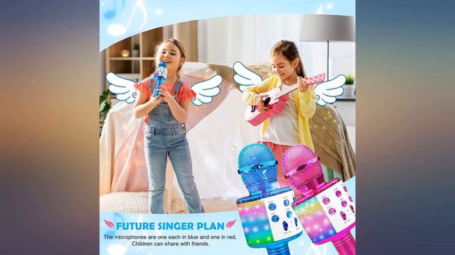 Icnice Wireless Bluetooth Karaoke Microphone 2 Pack, 5-in-1 Portable Handheld review смотреть онлайн