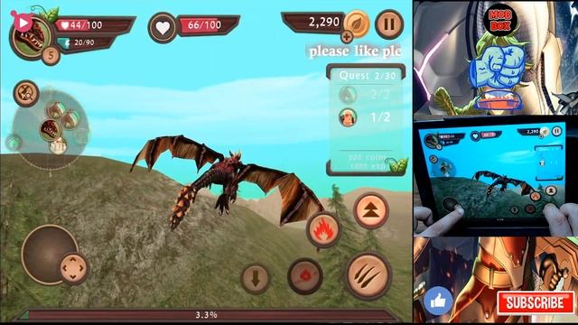 Dragon Sim Online Be A Dragon - Turbo Rocket Games - Dragon City Simulator 3D Android Ios Gameplay смотреть онлайн
