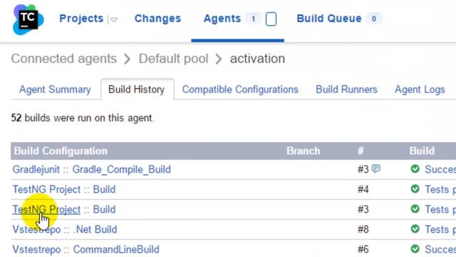 How to view build history on specific build agent in TeamCity смотреть онлайн