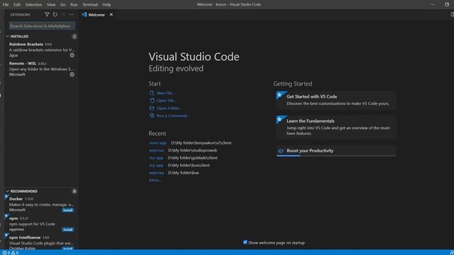 HTML & CSS. Урок 1. Настройка Visual Studio Code . Курс и уроки для начинающих с нуля - StudioProWe смотреть онлайн