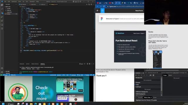 Let's start Freecodecamp React Course Video смотреть онлайн