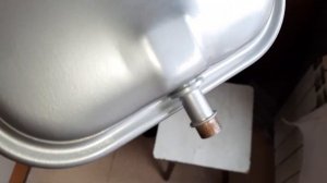 Ремонт газового котла Ferroli Донецк. Замена расширительного бака и ремонт турбины.