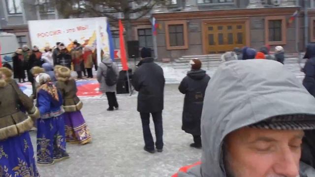 #timelapse55 Омск День народного единства Омск поёт и пляшет под Украинские песни 2016 смотреть онлайн