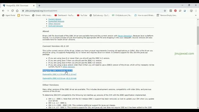 java lang ClassNotFoundException org postgresql Driver смотреть онлайн