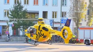 [Кристоф 15 в Мюнхене] Начало посадки на Мюнхенской площади Гетеплац + закрыто полицией БФ