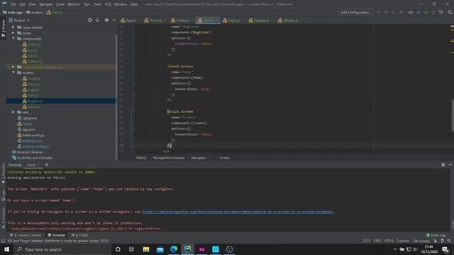Develop a Mobile App with React Native - Part 12 смотреть онлайн