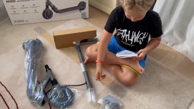 Мой новый электросамокат Ninebot смотреть онлайн