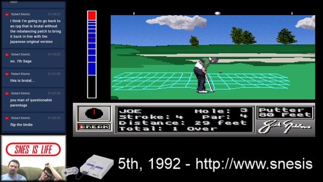 Jack Nicklaus Golf - SNES is Life смотреть онлайн