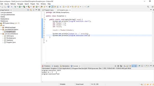 Exception Handling Fundamentals смотреть онлайн