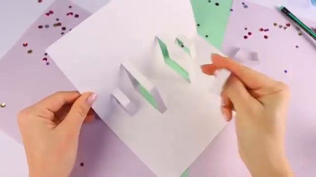 DIY ПОДАРОК на ДЕНЬ Святого ВАЛЕНТИНА 3Д Открытка Салют Сердечек смотреть онлайн