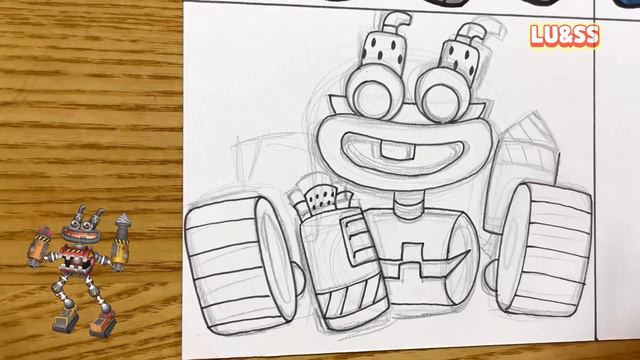 Drawing - All Epic Wubbox But Kawaii : Baby Wubbox [My Singing Monsters] #07