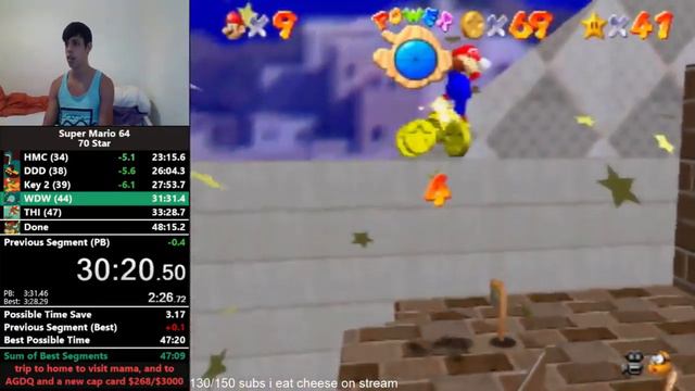 New 70 star WR 47:56!! (N64) смотреть онлайн