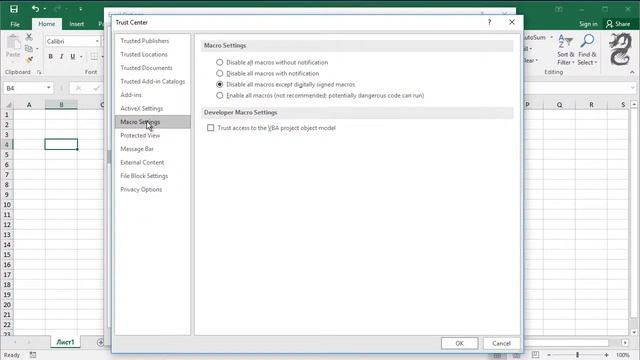 How to Disable Macros in Excel смотреть онлайн