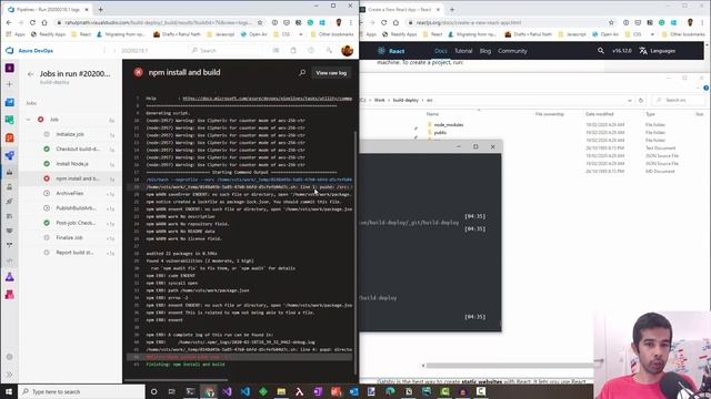 Azure DevOps & Create React App : Build/Release Pipeline смотреть онлайн
