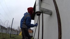 КАК почистить ДЫМОХОД самому Чистка дымохода Своими Руками