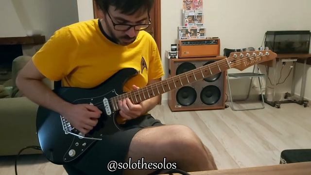 Starship - Nothing's gonna stop us now (guitar solo cover) Ibanez AZ Prestige смотреть онлайн