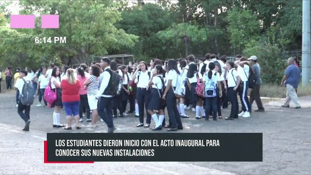 Colegio Rigoberto López Pérez y Elvis Díaz Romero, activados en el inicio de clases смотреть онлайн