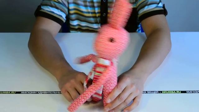 Идеи подарков: Мягкая игрушка "Красный заяц" (видео обзор) смотреть онлайн