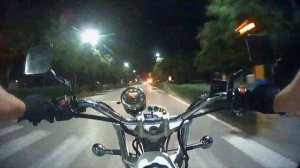 Suzuki VAN VAN 125 | Night ride Small city