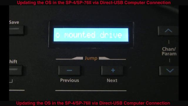Updating the OS in the SP4 Series/SP76II via Direct USB Computer Connection смотреть онлайн
