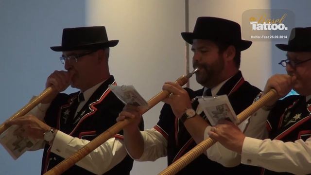 Basel Tattoo Helferfest 2014 09 26 Alphorn Trio 4 смотреть онлайн