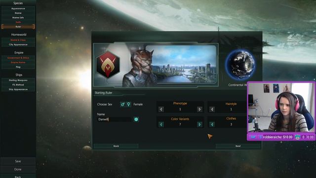 First Look: Stellaris! Creating the Greater Katten Imperial Empire! смотреть онлайн