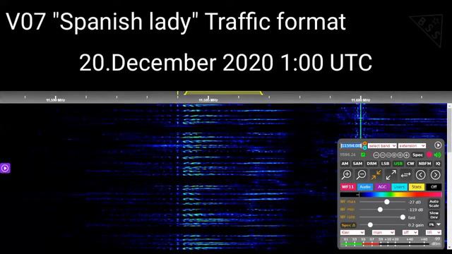 V07 "Spanish Lady" number station 20.December 2020 1:00 UTC смотреть онлайн
