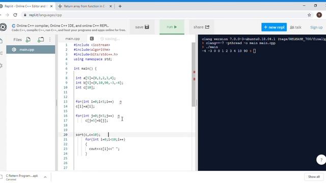 C++ TUTORIAL #14|MERGE TWO ARRAYS IN 3RD ARRAY IN TWO WAYS || STATIC AND DYNAMIC BOTH||SORTED MERGE смотреть онлайн