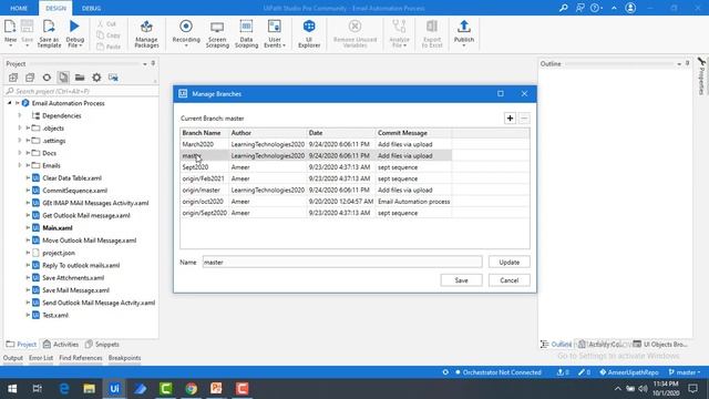 UiPath Tutorial Day 81 : GIT Create Branch and Delete Branch смотреть онлайн