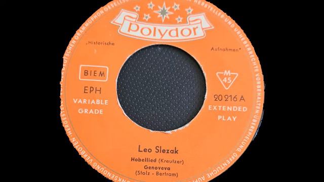 Leo Slezak Das Hobellied Genoveva смотреть онлайн