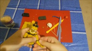 ФНАФ! Как слепить ГОЛДЕН ФРЕДДИ из пластилина?