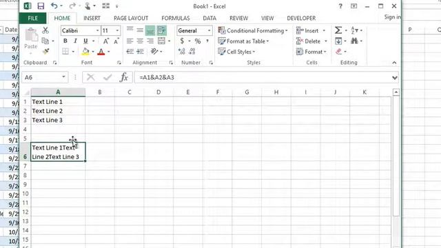 Microsoft Excel - CHAR (10) смотреть онлайн