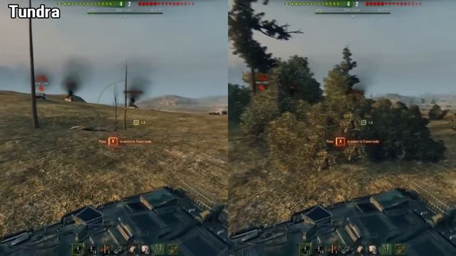 World Of Tanks | Tundra mod vs Vanilla mod смотреть онлайн