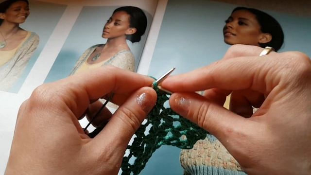 Вяжем плотную сеточку для пляжной туники ? knitting pattern. смотреть онлайн