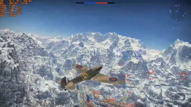 Тест и Разгон GT 1030 | War Thunder