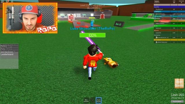 ROBLOX Adventure - JEDI vs WAR MACHINE смотреть онлайн